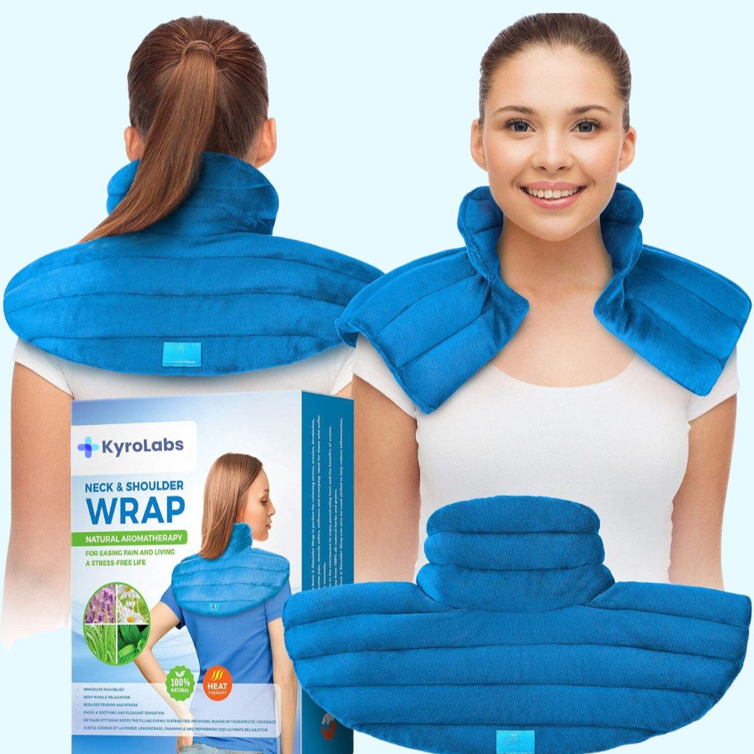 KyroLabs Weighted Heated Neck and Shoulder Wrap